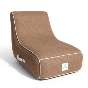 Fauteuil gonflable riviera en olefin couleur chocolat 105x7…