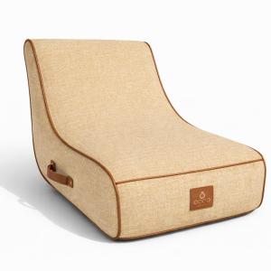 Fauteuil gonflable riviera en olefin toile de jute 105x75x7…