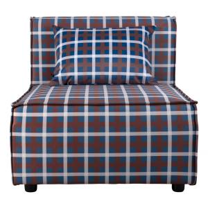 Fauteuil lounge en velours