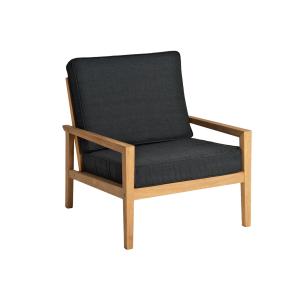 Fauteuil lounge Tivoli en bois clair