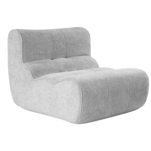 Fauteuil mousse polyuréthane tissu polyester touché doux gr…