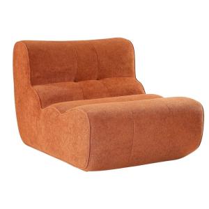 Fauteuil mousse polyuréthane tissu polyester touché doux or…
