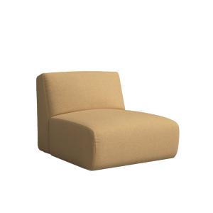 Fauteuil moutarde 93 x 102 cm