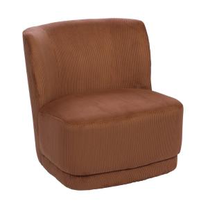 Fauteuil    moutarde en tissu