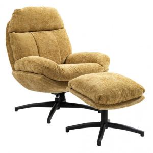 Fauteuil pivotant inclinaison réglable avec repose pieds ti…
