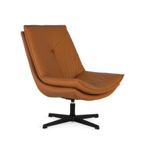 Fauteuil pivotant recouvert de cuir synthétique et rembourr…