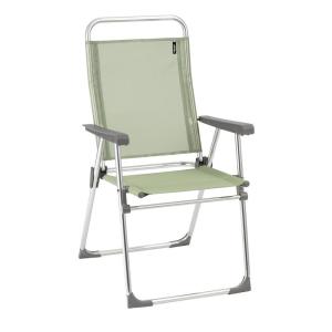 Fauteuil pliant ultra-léger en aluminium vert L62xl58xH100