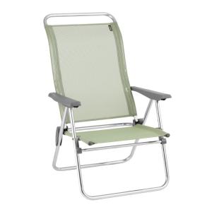 Fauteuil pliant ultra-léger en aluminium vert L69xl63xH101