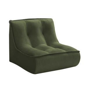 Fauteuil pour canapé modulable en velours côtelé 90 x 80 x…