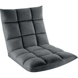 Fauteuil relax 2 en 1 en velours réglable en 14 positions g…