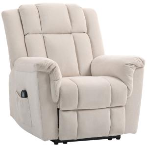 Fauteuil relax électrique massant et chauffant tissu chenil…
