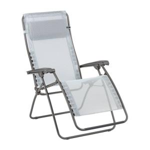 Fauteuil relax zéro gravité en acier bleu L87xl67xH115