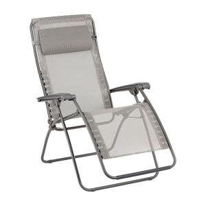 Fauteuil relax zéro gravité en acier marron L87xl67xH115