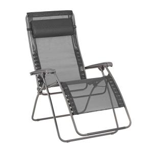 Fauteuil relax zéro gravité en acier noir L96xl72xH123