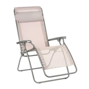 Fauteuil relax zéro gravité en acier rose L88xl67xH114