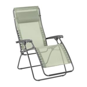 Fauteuil relax zéro gravité en acier vert L87xl67xH115