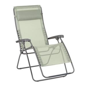 Fauteuil relax zéro gravité en acier vert L96xl72xH123
