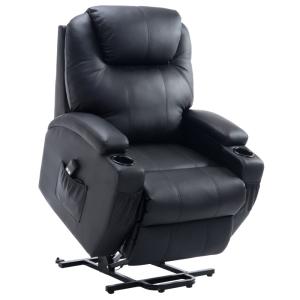 Fauteuil releveur électrique télécommande revêtement synthé…