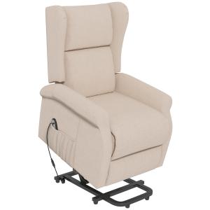 Fauteuil releveur inclinable avec repose-pied ajustable tis…