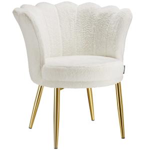 Fauteuil rembourrage épais revêtement fourrure synthétique…