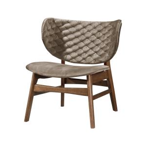 Fauteuil rembourré beige