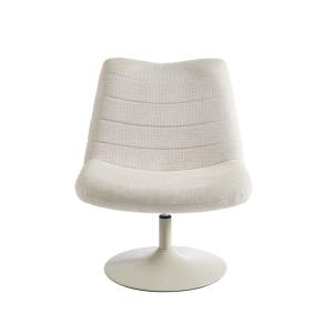 Fauteuil rotatif  tissu beige