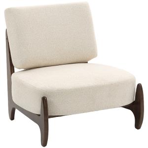 Fauteuil salon coussin épais assise rembourrée tissu en che…