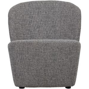Fauteuil salon en tissu 100% pes, chaise gris