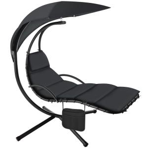 Fauteuil suspendu pare-soleil avec protection UV en acier n…