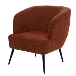 Fauteuil   terracotta multicolore en tissu