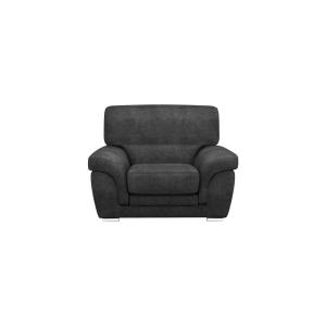 Fauteuil tissu H90 gris