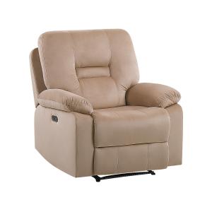 Fauteuil Velours Beige sable