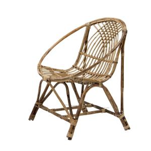 Fauteuil vintage en rotin