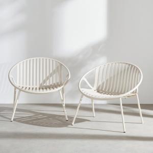 Fauteuils de jardin argile (x2)
