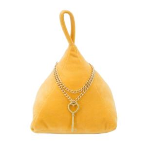 Ferme-porte en tissu orange cm 14x14x20