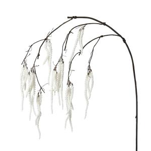 Feuillage amaranthus tombant artificiel blanc H119