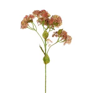 Feuillage de sedum artificiel rose et vert H58