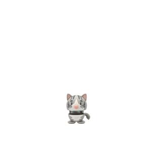 Figurine chat maine coon xs gris