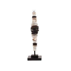 Figurine coquillage sur socle en métal h35