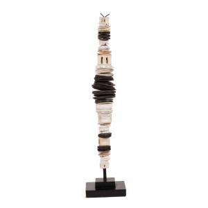 Figurine coquillage sur socle en métal h45