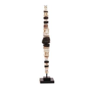 Figurine coquillage sur socle en métal h55