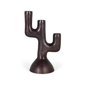 Figurine décorative en aluminium avec finition bronze