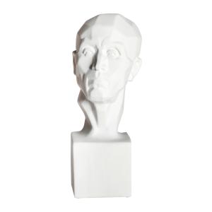 Figurine en Céramique Blanc, 22x18x47 cm