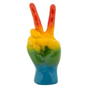 Figurine en forme de main en résine multicolore 16x13x36,5…