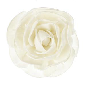 Fleur de tier Roséa grand modèle blanc en tissu