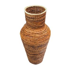 FLORE - Grande jarre en feuilles de bananier