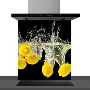 Fond de hotte decorative, sicile juice jaune 60x70  cm