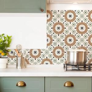 Fond de hotte en aluminium - 70x60 cm - Vert