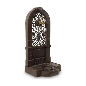 Fontaine de Jardin Fonte Marron 35.5x31x74.5cm - Décoration