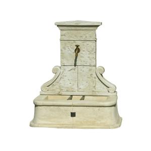 Fontaine jardin pierre reconstituée  100 x 53 x 114 cm